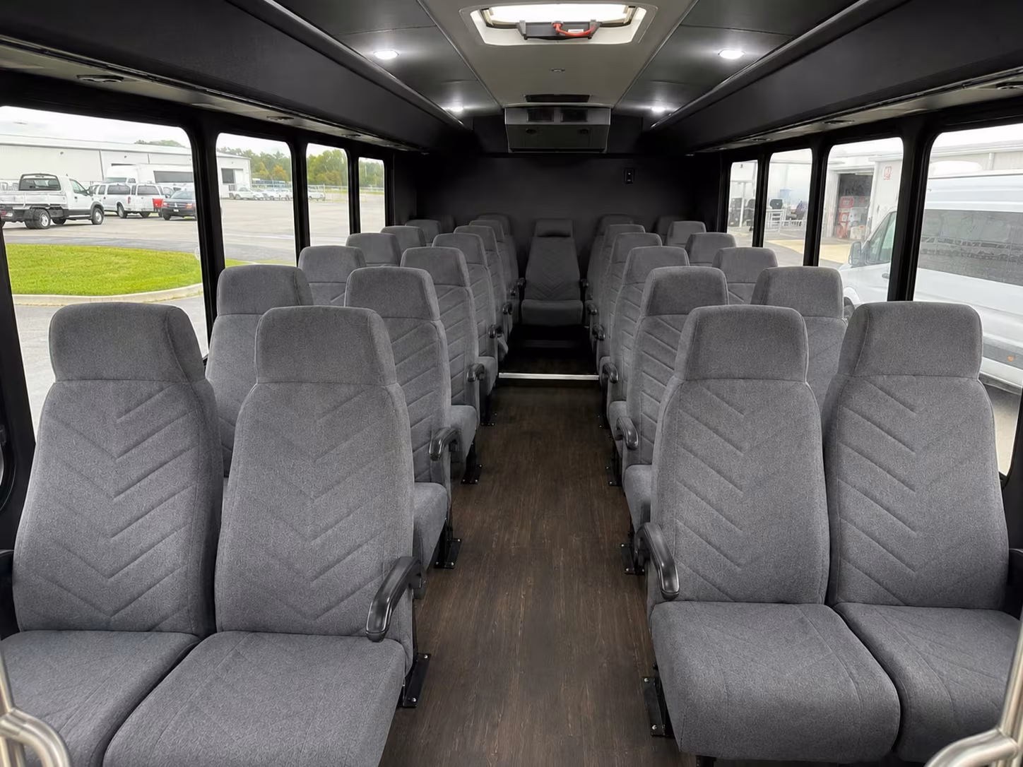 15 passenger minibus interior