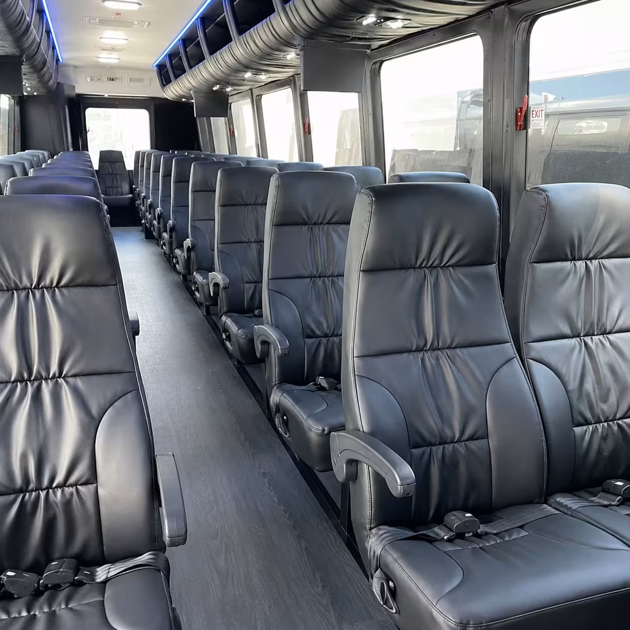 25 passenger minibus inside
