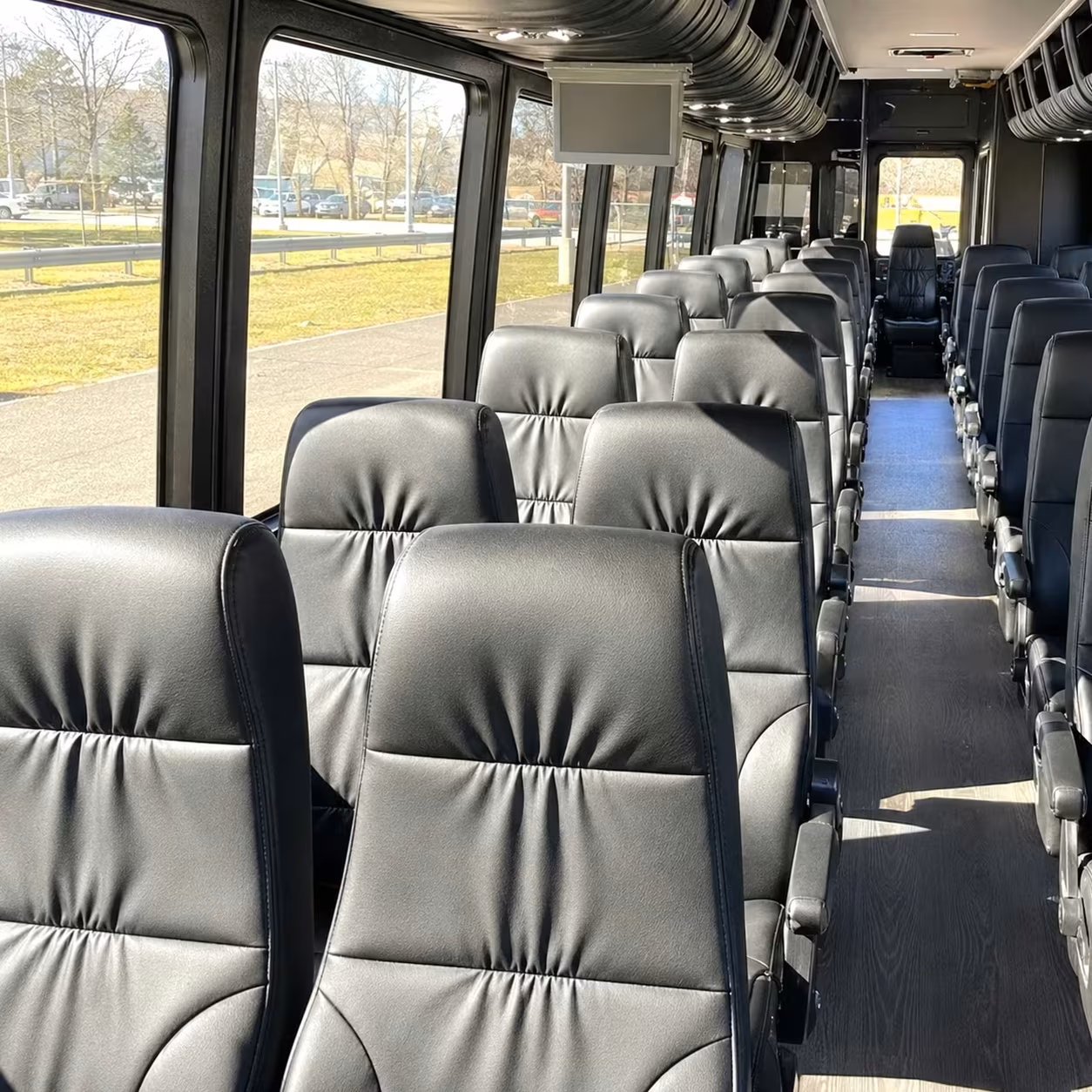 25 passenger minibus interior