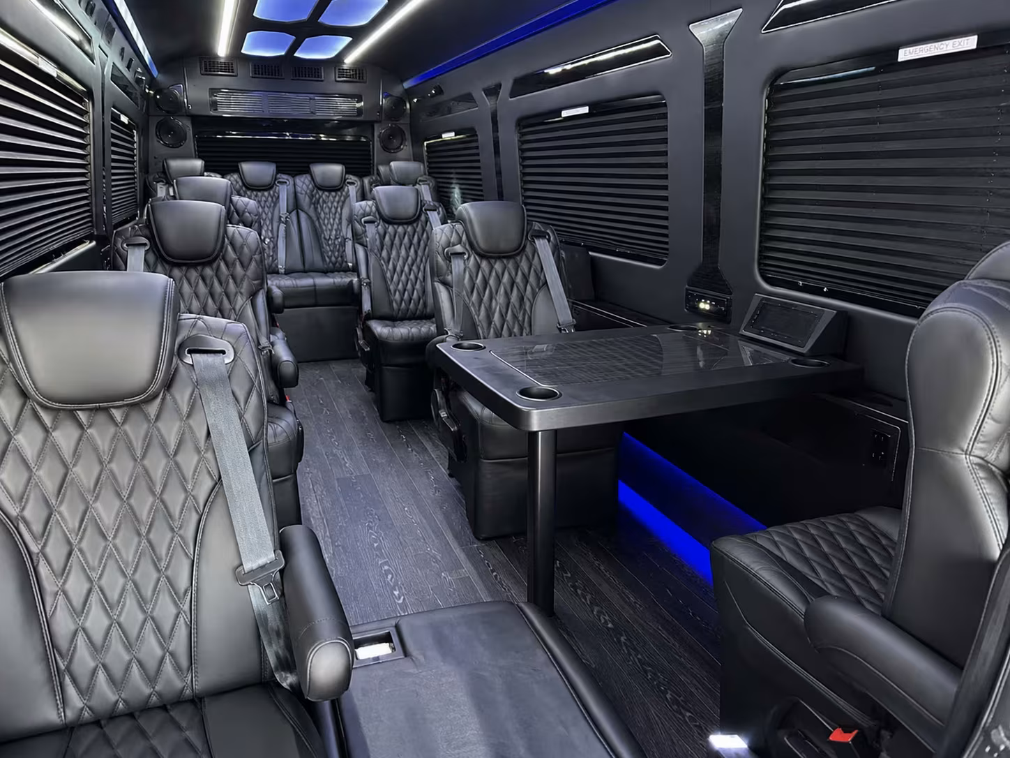 sprinter van with driver interior