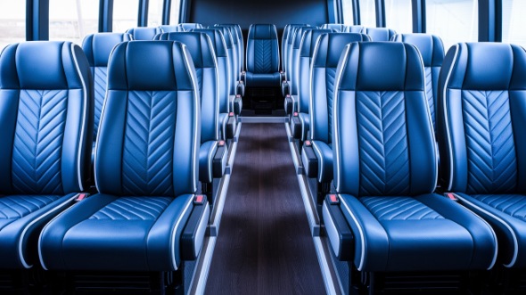 omaha 18 passenger minibus inside