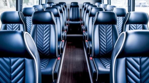 omaha 20 passenger minibus inside
