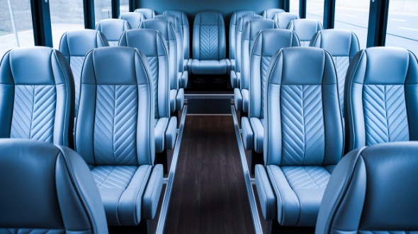 omaha 28 passenger minibus inside