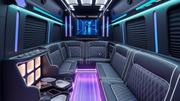 omaha party bus rental inside